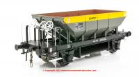 4385 Heljan Dogfish Ballast Hopper Wagon ZFV number DB983210 in Dutch Grey / Yellow livery